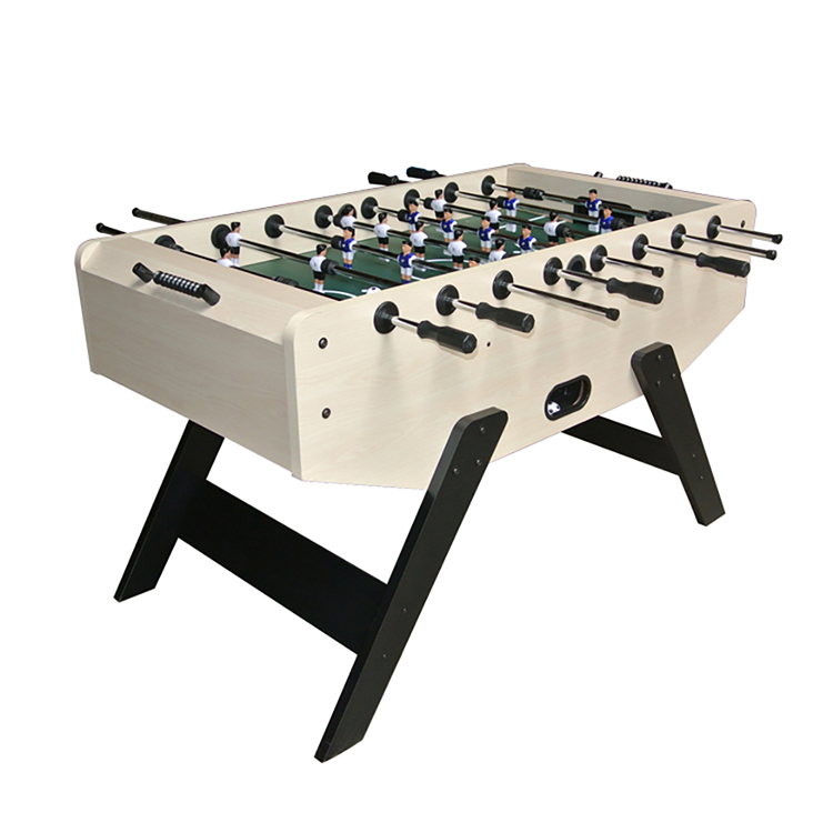 HPS-S04 55 inch foosball game table, soccer game machine, football table game with wood finish