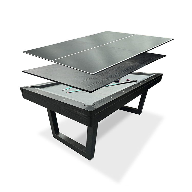 HPS-P757B 7-ft Multi Function Billiard Table, Ping Pong Table/Pool Table/Dining Table, Game Table for home, office, game room