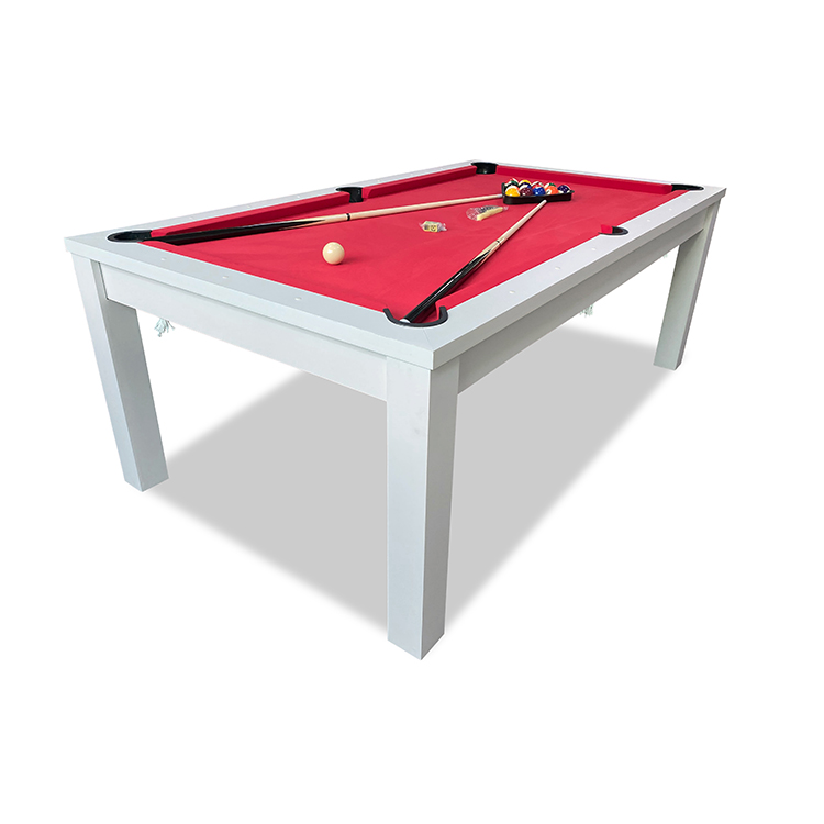 HPS-P732WH 3 in 1 Multi Game 7 ft Pool Dining Table, Pool Table Combo, Air Hockey Billiard Table, PingPong Table