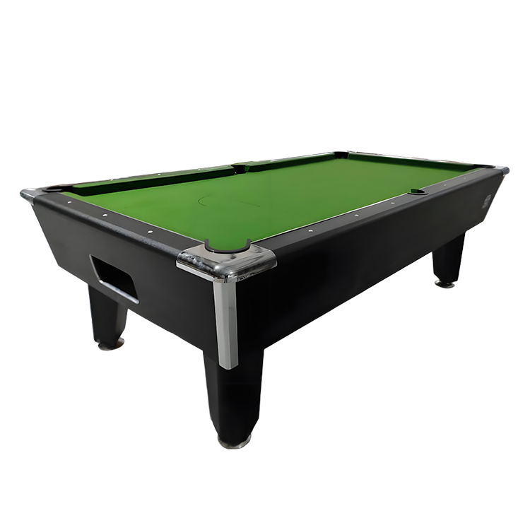 HPS-P839S 8ft Slate American coin operated pool table, snooker billiard table for family, office, game room