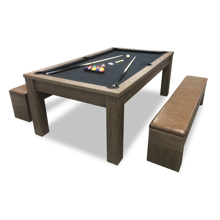 HPS-P723 7FT Dining Pool Billiard Table Combo with Pingpong top wholesale for Family, Office, Game room
